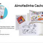 Almofadinhas para Pintar- Cachorro