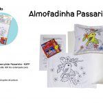Almofadinhas para Pintar - Passárinho
