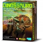 Dinossauro - Kit de Escavação de Dinossauro Tricerátopo