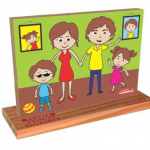 Puzzle vertical - Família